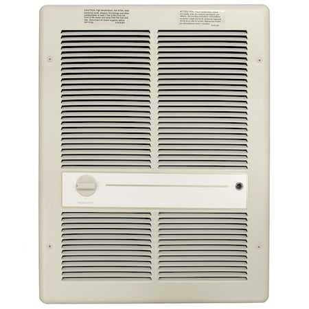 Tpi TPI HF3316TRP Heater, Fan Forced Heater, 6868 to 13,648 Btu, 208/240 V, 14.4/16.6 A, Ivory HF3316TRP