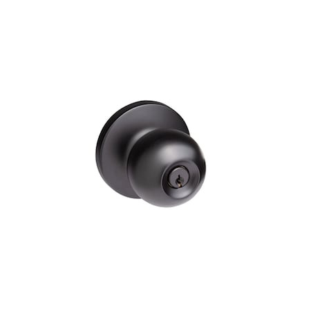 Trans Atlantic Co. Oil Rubbed Bronze Commercial Entry Ball Knob Trim with Lock for Panic Exit Device ED-BKL500-US10B