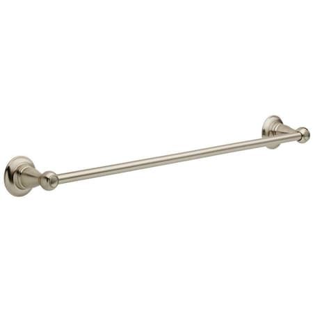 Liberty Hardware 18 in. Porter Towel Bar, Brushed Nickel 228212