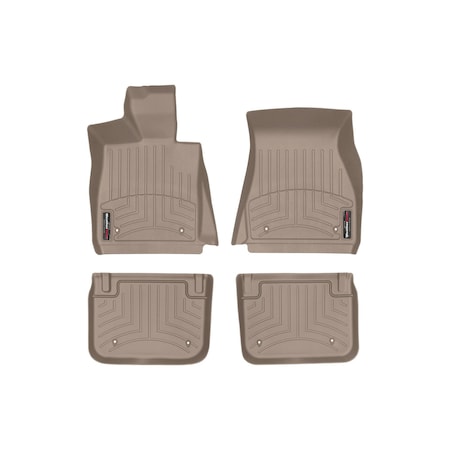 Weathertech Tan, Front and Rear Floorliners 451512-1-3