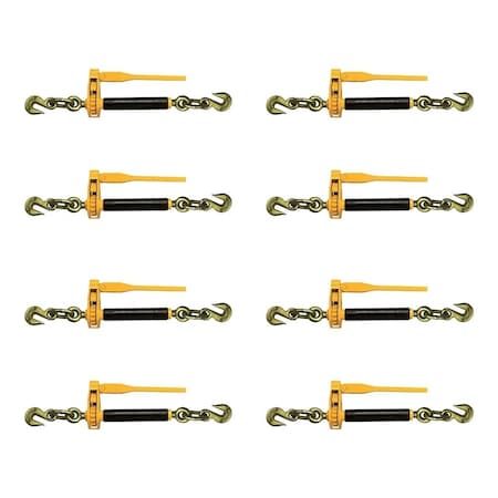 Mytee Products Peerless Folding Handle QuikBinder Plus Ratchet Binder 5/16in, 8PK CB-PQB-516x8