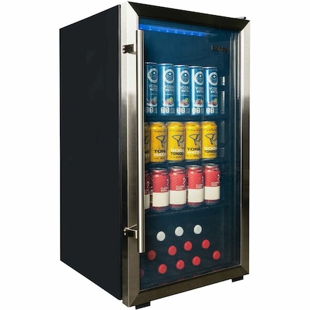 Danby Products Danby Beverage Center, 1 Glass Door, 3.1 Cu.Ft Capacity DBC117A2BSSDD-6