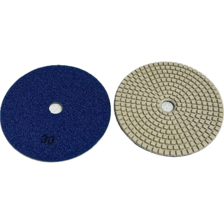 Vantage Product Flexible Risen Bond Dry Polishing Pad, Concrete Finishing, 5'' R-FB50030