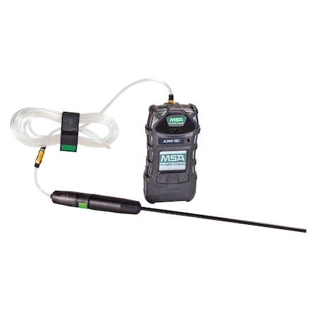 Msa Safety ALTAIR 5X Detector Color (LEL, O2, CO, H2S), (UL), Charcoal, Deluxe, Color Display, 10' Line, 1' Probe 10116928