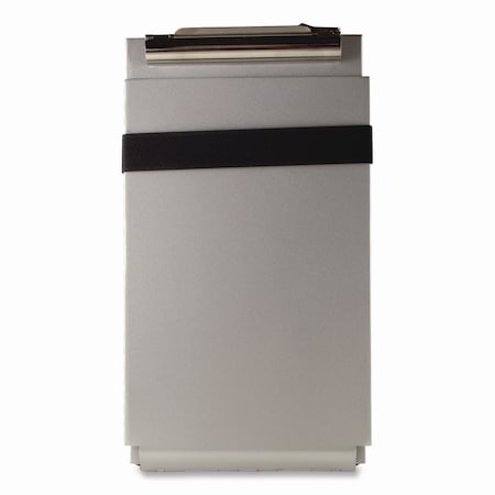 Saunders Recycled Aluminum Citation Holder Clipboard, 1/2in Clip Capacity, Holds 6 x 11 Sheets, Silver 12205