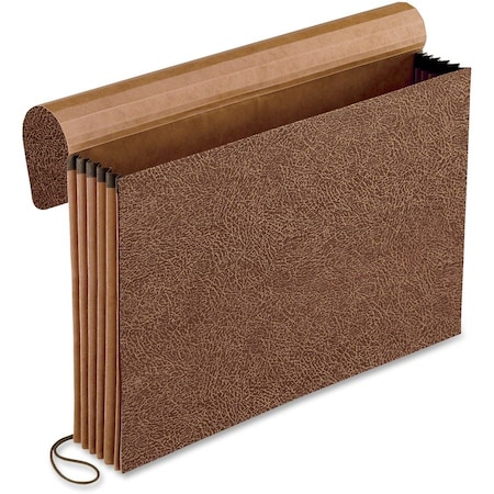 Tops Business Forms Pendaflex, STANDARD EXPANDING WALLET, 5.25in EXPANSION, 1 SECTION, LEGAL SIZE, RED FIBER 1076GLOX