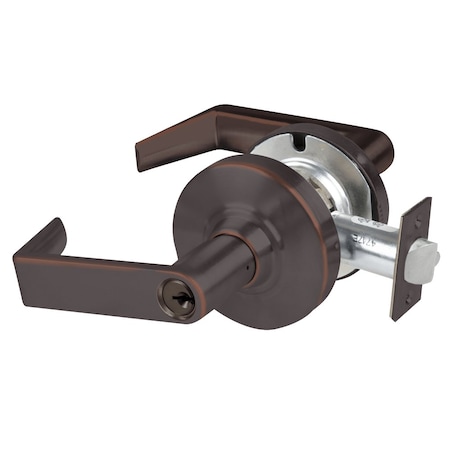 Schlage Grade 1 Classroom Security 180-Degree Lockdown Cyl Lock, Rhodes Lever, Aged Bronze ND78PD RHO 643E