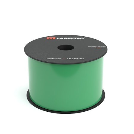 Labeltac LabelTac 4 and Pro Model High Performance 10-Year Vinyl Supply 3in x 150ft, Green LT305HP