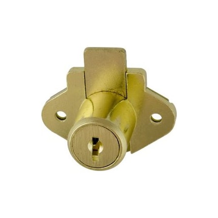 Eberhard Mfg Co Drawer Lock, 7/8in, Dead Bolt, Disc Tumbler 02066KD