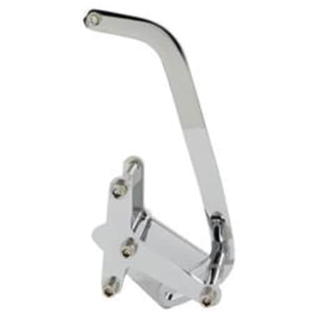 Bous Performance SBC High Mount Alternator Bracket Short Water Pump, Chrome E45603C