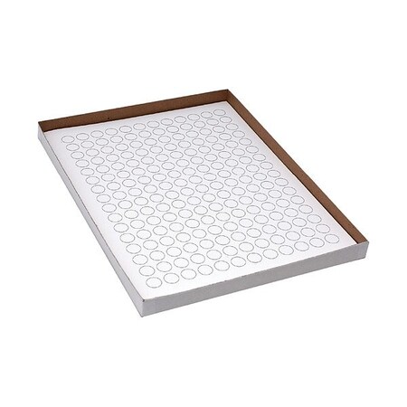 Zoro Select Cyro Label, White, Polypropylene, PK20 GRAING-C20