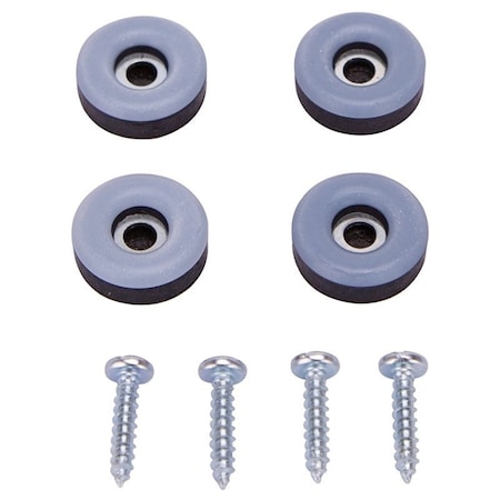 Prosource Furniture Glide, Plastic, Blue, Blue, 7/8 x 7/8 x 11/32 in Dimensions FE-50107-PS