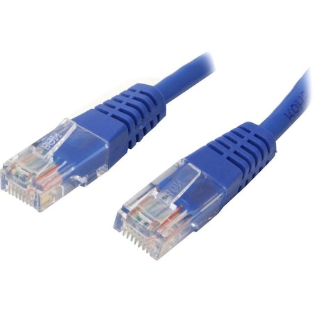 Startech.Com 2 FT BLUE MOLDED CAT5E UTP PATCH CABLE M45PATCH2BL