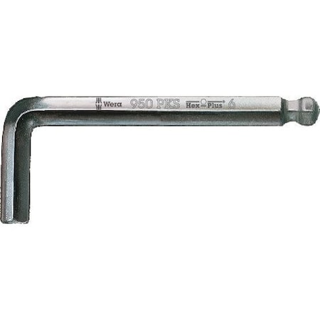 Wera 950 PKS L-key, metric, chrome-plated, 10 x 125 mm 5133158001