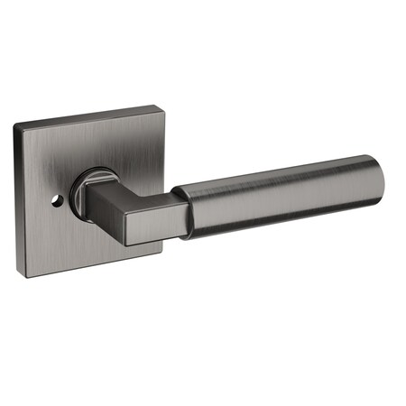 Baldwin Residential Door Levers Privacy Graphite Nickel L029076PRIV