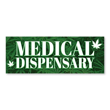 Signmission Medical Dispensary, 12 Inch, Decal D-12-30402