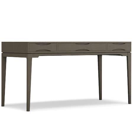 Homeroots 60" Gray Wood Computer Desk 640678