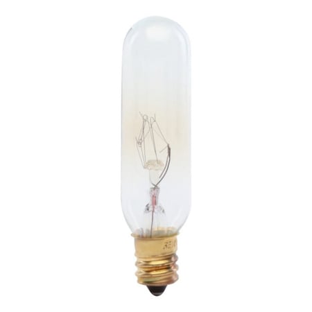 Feit Electric Incandescent Lamp, 15 W, T6 Lamp, Candelabra E12 Lamp Base, 2700 K Color Temp BP15T6-145