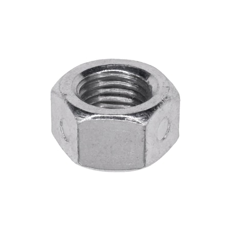 Auveco Reversible Lock Nut 3/8-24 Hex 9/16in - Zinc, 50PK 24126