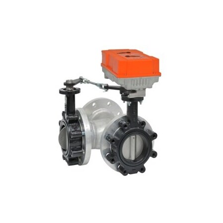 Belimo Butterfly Valve BFV, 10, 3-way F7250L+PRBUP-MFT-T-250