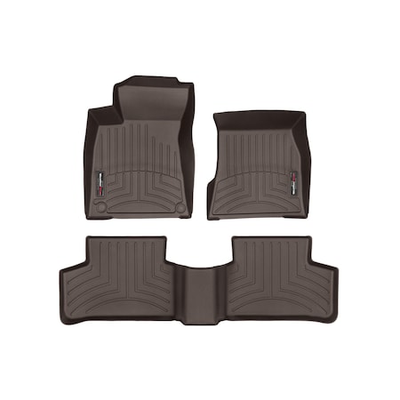 Weathertech Cocoa, Front and Rear Floorliners 471593-1-3