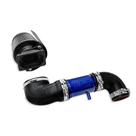 Hps Performance Air Intake Kit with Heat Shield, Blue,  827-151BL