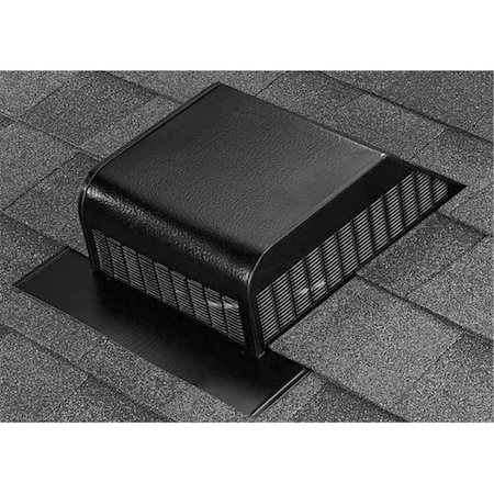 Air-Vent Air Vent 85282 Air Vent Roof Vent 50 Square Assembly Slant Black, 6PK 5275094