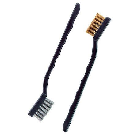 Do It Best Brass & Stainless Steel Bristle Utility Brushes, 2PK 92927