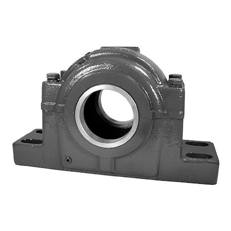 Pti Split Pillow Block Housing, 4 Bolt Holes, 3/4IN Bolt, Cast Iron FSAF317