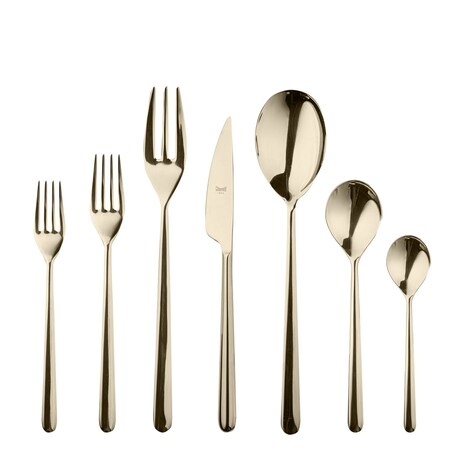 Mepra Linea Flatware Set - 32 Pieces - Champagne 109322032