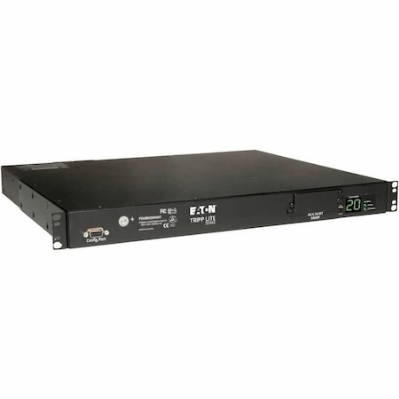 Eaton Tripp Lite Series 3.8kW Single-Phase Local Metered Automatic Transfer Switch PDU, Two PDUMH20HVAT