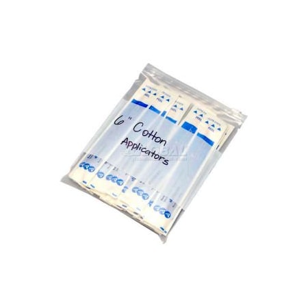 Lk Packaging Clear Line Seal Top Reclosable Bags W/ Write On Block, 2"W x 2"L, 2 Mil, Clear, 1000/Pack F20202W