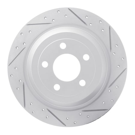 Dynamic Friction Co DFC Geoperformance Rotor - Drilled and Slotted 830-54076R