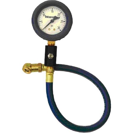 Intercomp 360069 Deluxe Glow-In-The-Dark Air Pressure Gauge 2.5 in. - 0-30 PSI x 1 PSI Increments INT360069