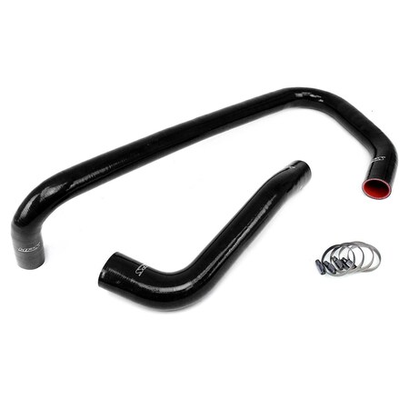Hps Performance High Temp Reinforced Silicone Radiator Coolant Hose Kit, Black, 57-1818-BLK