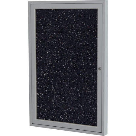 Ghent Rubber Enclosed Bulletin Board 36" x 24" PA13624TR-CF