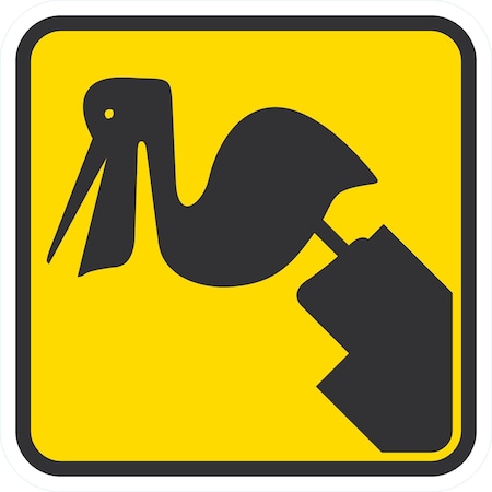 Lyle Pelican Crossing, 12x12, Engineer Grade, Yellow G-2033-EG_12x12