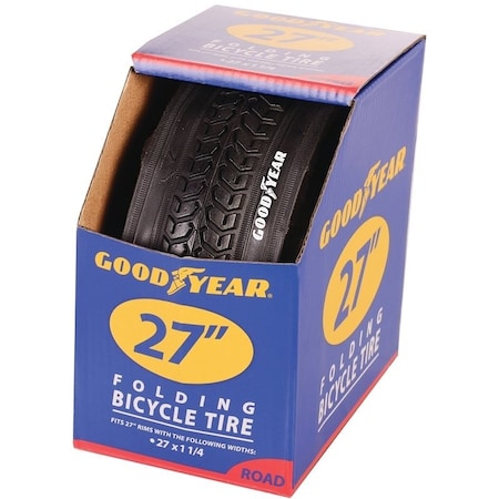 Kent 91063 Road Tire, Folding, Black, For 27 x 114 in Rim 91128