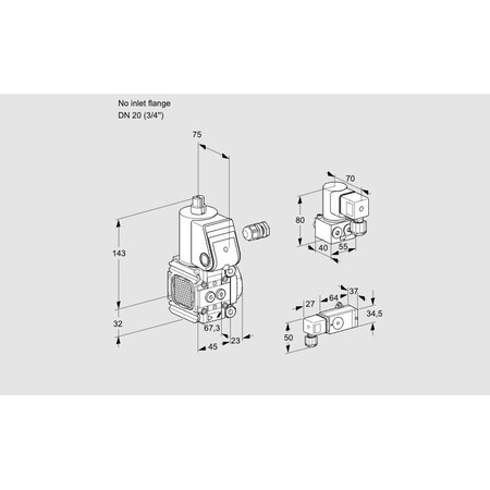 Honeywell Kromschroder VAS1-/20R/NW KS88016892