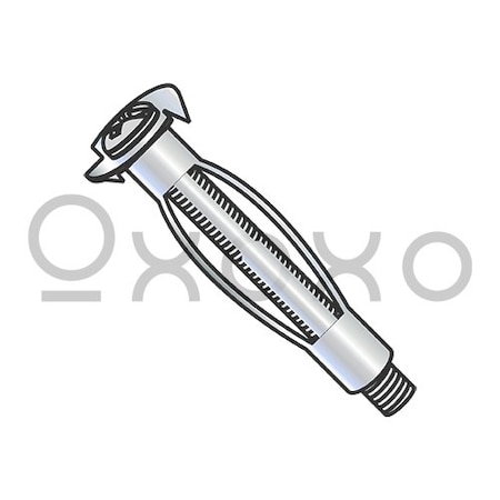 Oxoxo 1/4 LONG Long Hollow Wall Anchor Zinc, 50PK 283191