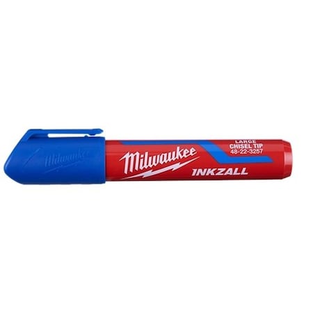 Milwaukee Tool Ink Industrial Marker, Blue, Chisel 48-22-3257