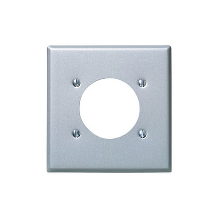 Leviton Wall Plate, Aluminum 4934