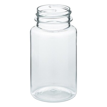 Qorpak Wide Mouth Bottle, PET, 104.37 mm H, PK410 257533Z