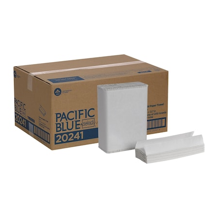 Georgia-Pacific Pacific Blue Select® C-Fold Paper Towels By Gp Pro (Georgia-Pacific), White, 12 Packs Per Case 20241