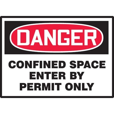 Accuform Danger Safety Label LCSP280VSP