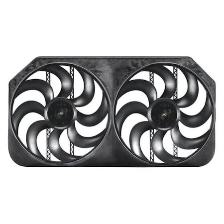 Flex-A-Lite 15 in. Fan Electric Dual Shrouded Puller with Variable Speed Control for 2001-2005 Chevrolet FLX284