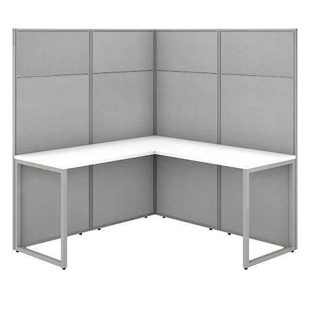 Bush Business Furniture Modular Cubicle Workstation, 60 in D X 66 in H, 60 in W X EODH360WH-03K