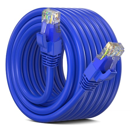 Maximm Cat6 Ethernet Cable 40ft 10Gbps 550MHz UTP, Blue CAT6-CCA-40FT-BLUE
