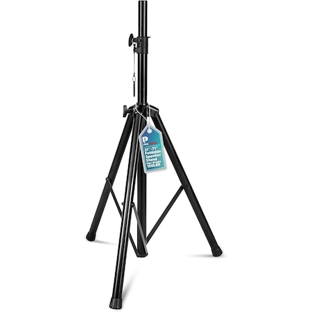 Promaster Tripod Speaker Stand, Telescopic Adjustable, Non-Slip Feet, Safety Locks, Black PRMSSTAN11