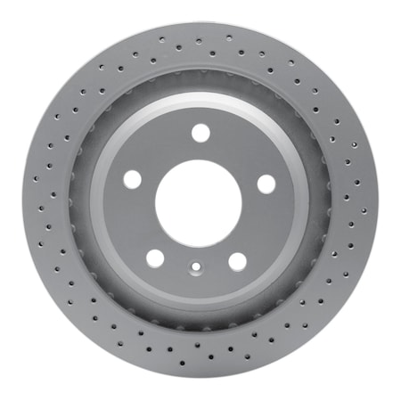 Dfc GEOPERFORMANCE Drilled Only Brake Rotor, Disc Brake Rotor, 624-52019